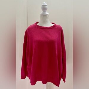 Weekend Max Mara Fuchsia Crew Neck Sweater